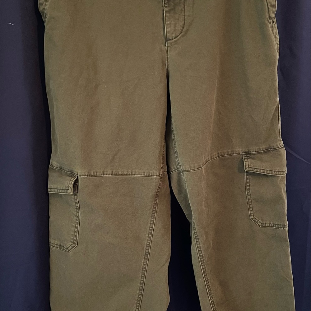 Women’s Olive Cargo Pants-Old Navy